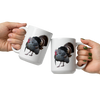 Bundle Discount, Set of 2 Large 15oz Turkey Coffee Mugs