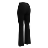 Flare Leg Leggings with the Woodland Red Deer Stag Logo from River to Ridge Clothing brand in black