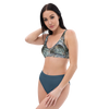 High Waist Padded Bikini, FREE Shipping, Turkey Feather, UPF 50