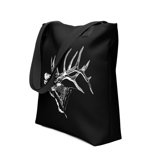 Tote bag: Elk Logo, Black