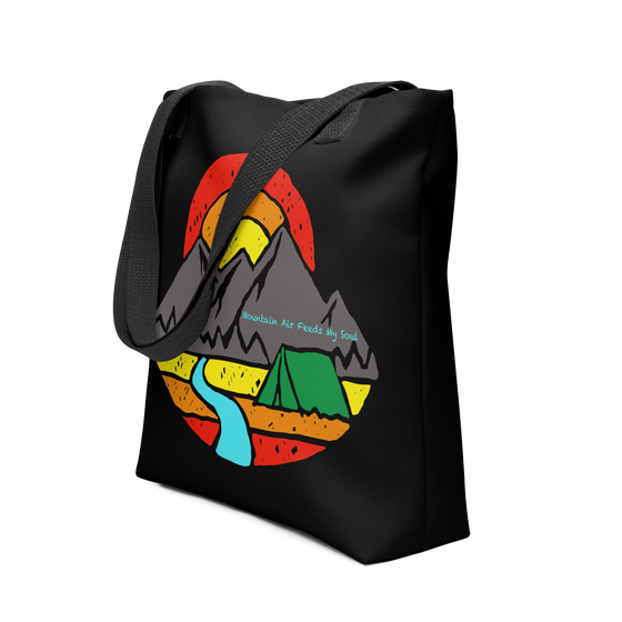 Tote bag: Mountain Air Feeds My Soul