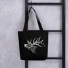 Tote bag: Elk Logo, Black