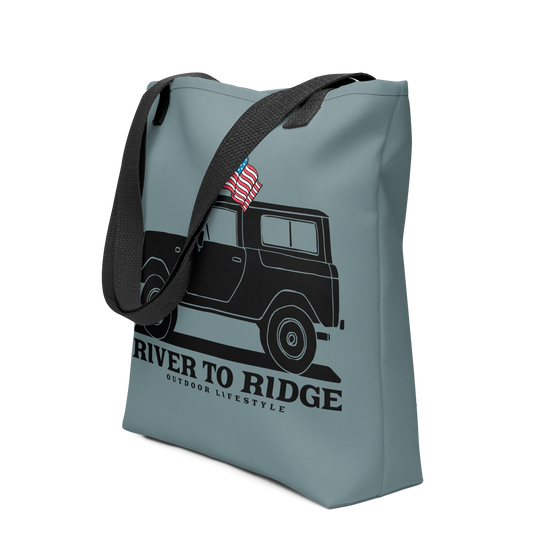 Tote Bag: Vintage Offroad USA Logo