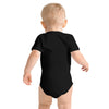 Grey Flag Patriotic Baby One Piece, 3-24 mos, Non Toxic Inks