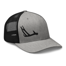  Antler Logo Shed Hunting Trucker Snapback Hat, Unisex, Cranberry or Grey