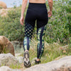 Compression Leggings, w/ "Booty Lift" Camo Flag