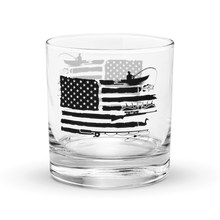  Sportsmans Flag Whiskey Glass