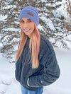 FREE Shipping + 25% OFF, Women's Cable Knit Slouch Beanie, Oatmeal or Slate