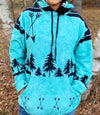 Women's Ultra Plush Teal Arrow Hoodie