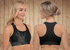 Sports Bra, Woodland Black, UPF 50