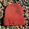 Antler Honeycomb Beanie in Rust