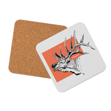  Elk Cork Backed, Waterproof Coaster