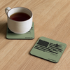 Sportsman's Flag Cork-Backed Waterproof Coaster