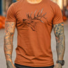 Elk Logo Men's T-Shirt, Autumn or Grey