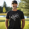 Elk Logo Men's T, Forest or Black