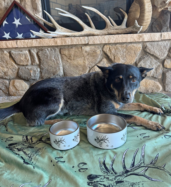 Treat Your Pet to an Elk Logo Ultra Soft Sherpa Blanket