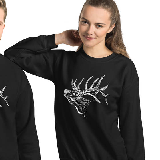 Elk Pullover, Women's Sweatshirt