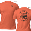 Unisex Hog Hunting T, Athletic Grey or Heather Orange