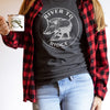 Women's Hog Hunting T, Charcoal