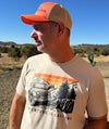 Adventure is Calling, Men's Offroading T, Olive or Ivory