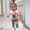 Youth Deer Antler Leggings 2T-7, Non-Toxic Inks