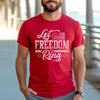 Let Freedom Ring 2A Men's Patriotic T, Red or Blue