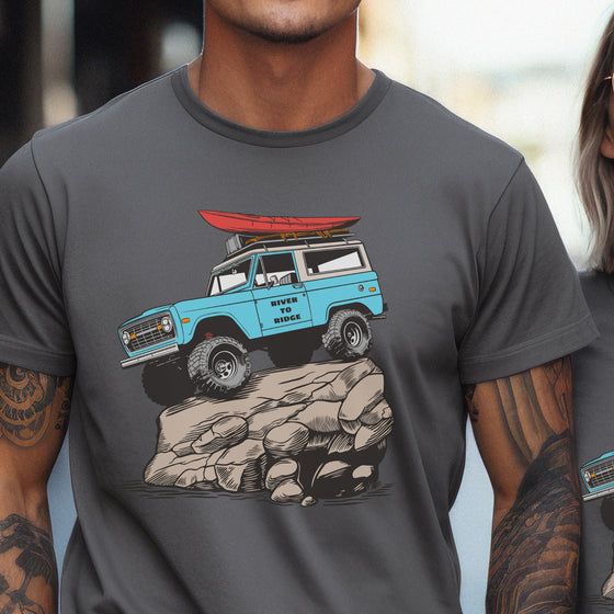 Offroad Classic Men's T Shirt, Army, Asphalt or Grey