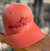 River to Ridge Orange Low Profile Snapback Hat