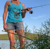 Hooked on the Outdoors, Women's Racerback Tank