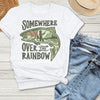 Somewhere Over the Rainbow, Trout Fishing Women's T