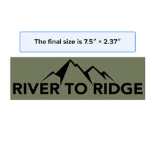  River to Ridge Logo Stickers, FREE Shipping