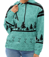 Women's Teal Arrow Hoodie