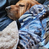 Treat Your Pet to an Ultra Soft Turkey Feather Sherpa Blanket