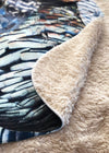 Treat Your Pet to an Ultra Soft Turkey Feather Sherpa Blanket