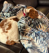 Treat Your Pet to an Ultra Soft Turkey Feather Sherpa Blanket