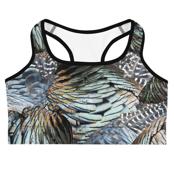 Sports Bra, Turkey Feather, UPF 50