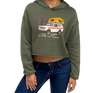 Truck Camping Overland Crop Hoodie