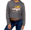 Truck Camping Overland Crop Hoodie