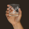 Whitetail Deer Whiskey Glass