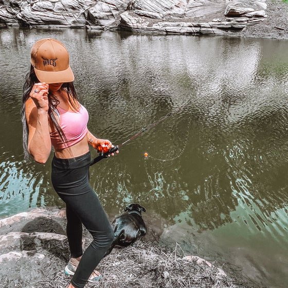 WILD Flexfit Mesh Back Hat in Copper, Unisex