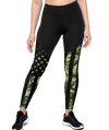 Compression Leggings, w/ "Booty Lift" Camo Flag