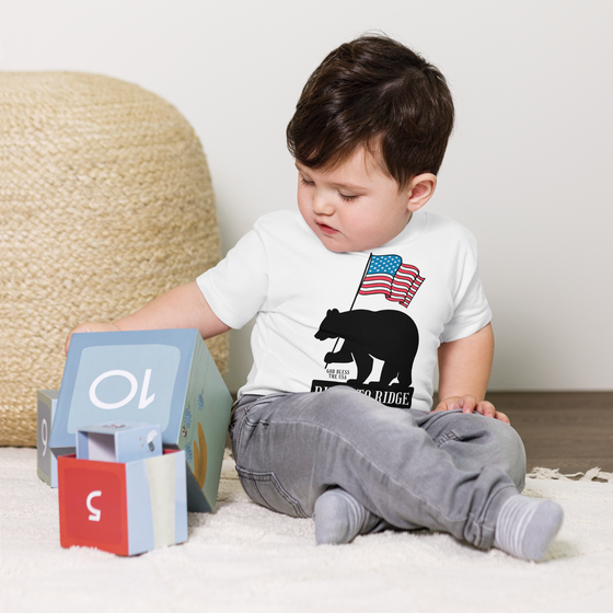 Toddler Patriotic Bear T, Unisex, 2T-5T