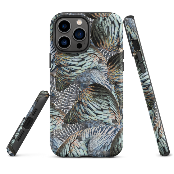 Turkey Feather pattern iPhone case from River to Ridge Clothing Brand