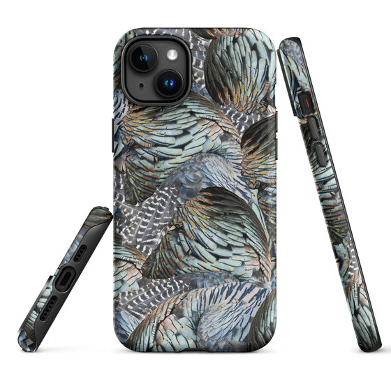 Dual Layer iPhone® Tough Case, FREE Shipping, Turkey Feathers