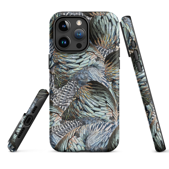 Dual Layer iPhone® Tough Case, FREE Shipping, Turkey Feathers