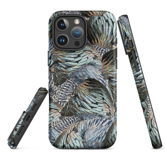 Turkey Feather pattern iPhone case from River to Ridge Clothing Brand