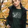 Unisex Whitetail Flag, Long Sleeve T, Royal or Heather Forest