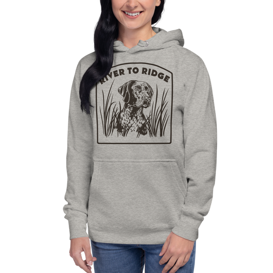 Hunting Dog Hoodie, River to Ridge, Unisex