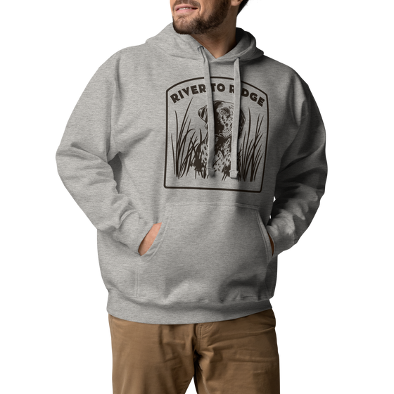 Hunting Dog Hoodie, River to Ridge, Unisex