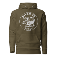  Hog Hunting Hoodie, Unisex, Black or Olive